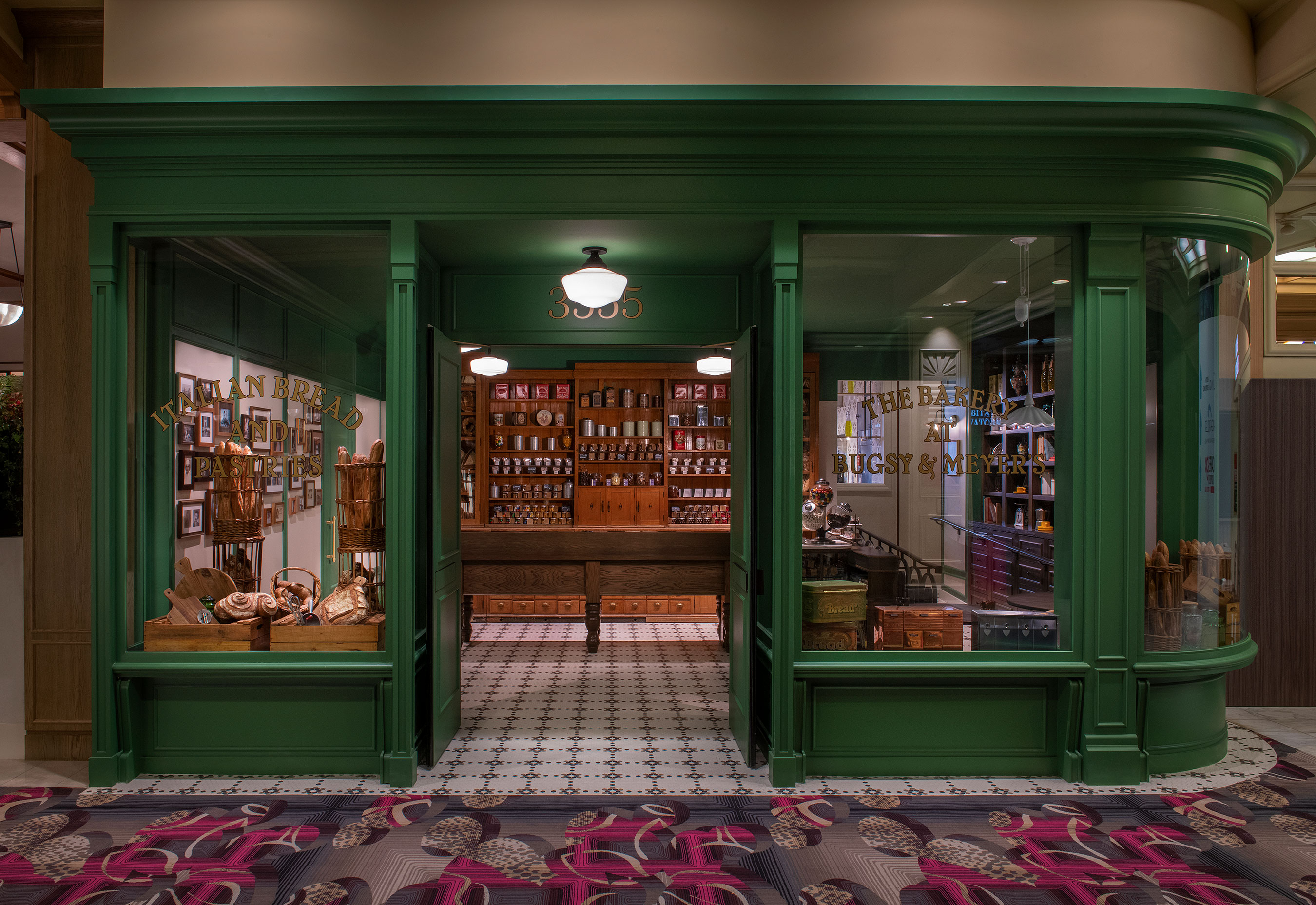 Bakery Entrance of Bugsy & Meyer’s Steakhouse at Flamingo Las Vegas