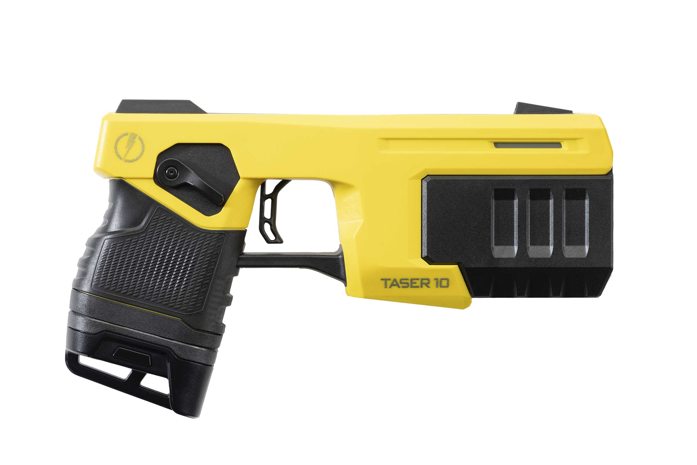 side taser view