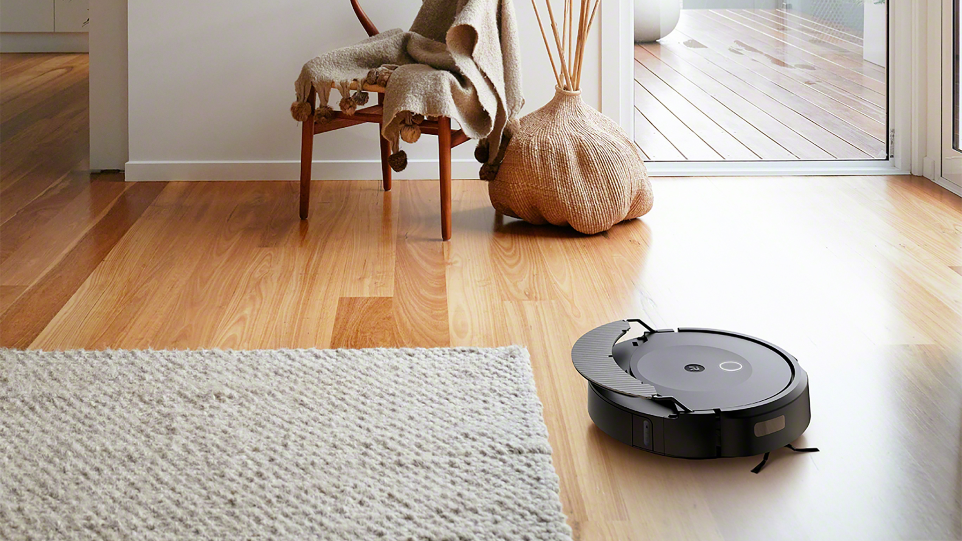 Unlike other 2-in-1s, the Roomba Combo 10 Max employs its durable metal Auto-Retract Mopping System when it detects carpet, lifting its mop pad to the top of the robot to keep even high-pile carpets fresh and dry.