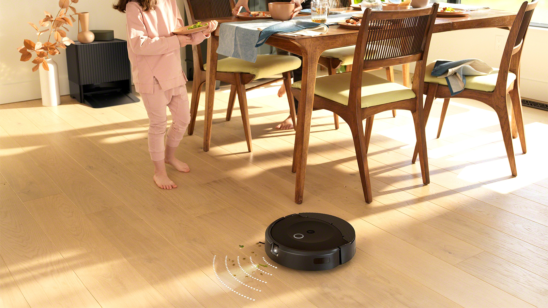 With new Enhanced Dirt Detect Technology, the Roomba Combo 10 Max also uses its camera to visually pinpoint dirt on the floor, so it now recognizes the dirtiest areas up to 8x more frequently and keeps a cleaner home by making multiple passes in those areas.