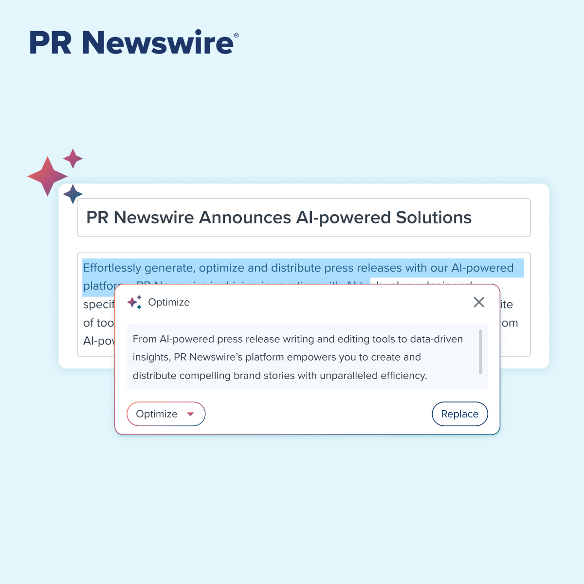 Write, Edit and Optimize Your Press Release with AI