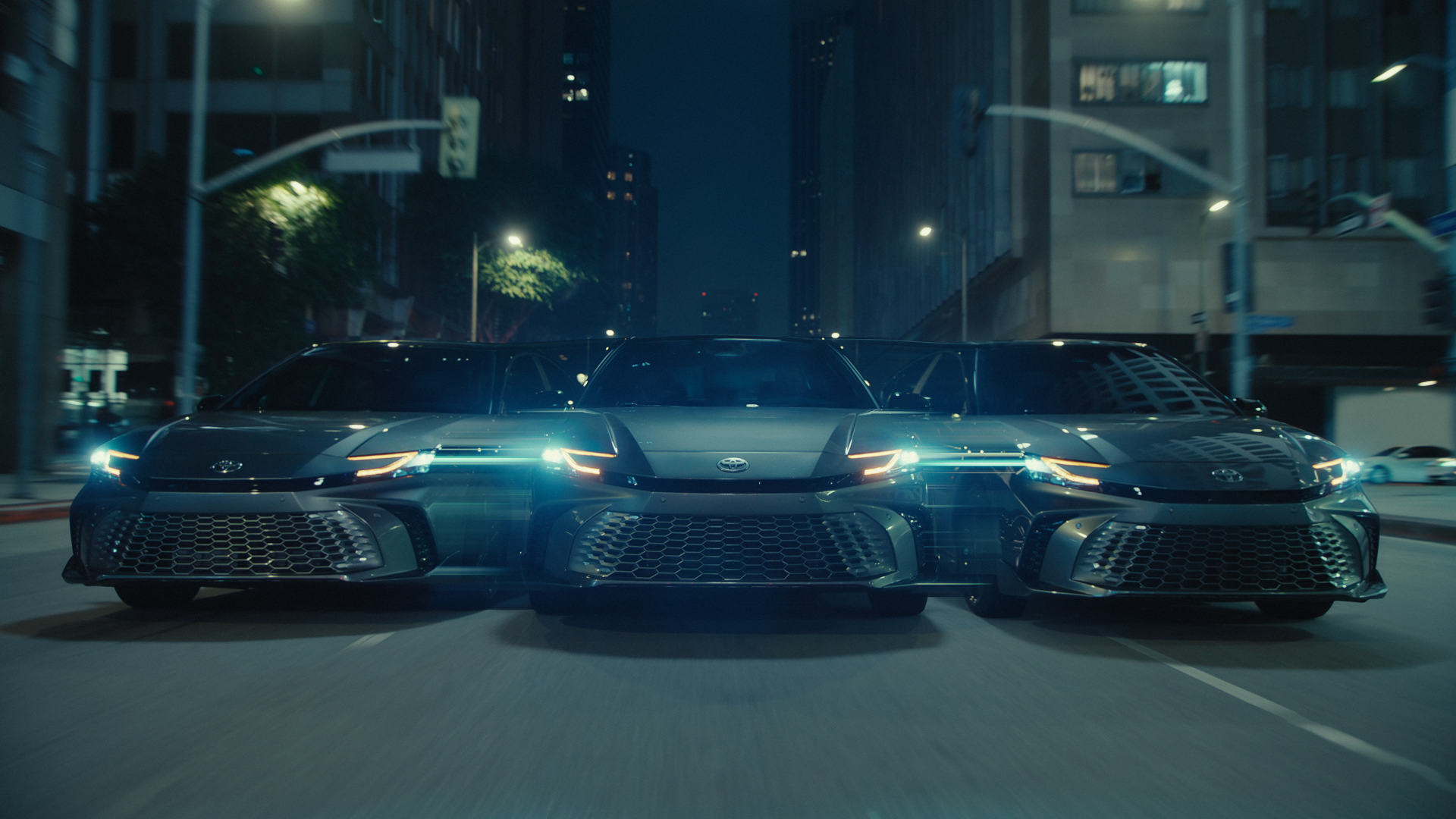 Toyota’s new 2025 Camry spot developed by Saatchi & Saatchi features three friends exploring the evening vibes as their Camry multiplies into three.